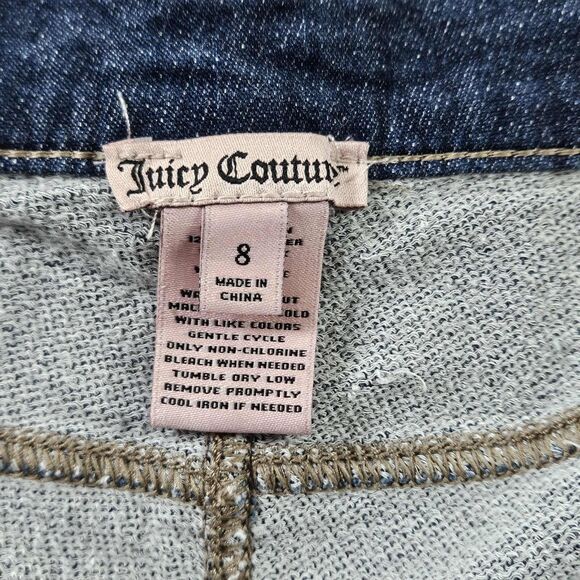 Juicy Couture Womens size 8 Jegging Stretch Mid Rise Medium Wash - Picture 2 of 8